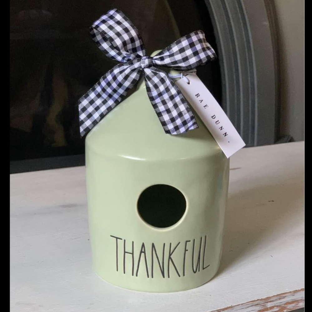 Rae Dunn Thankful Birdhouse